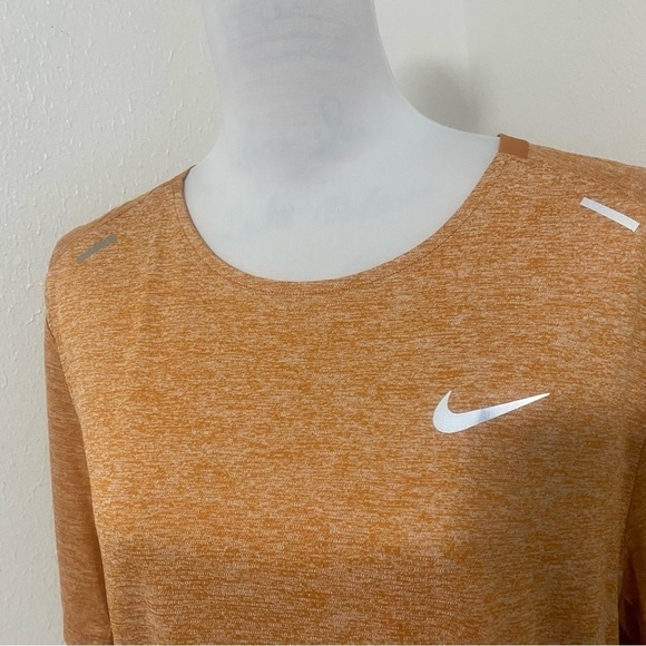 Nike Dri-Fit Running Move To Zero Short Sleeve Men’s Shirt Large 100% Polyester - Picture 4 of 9